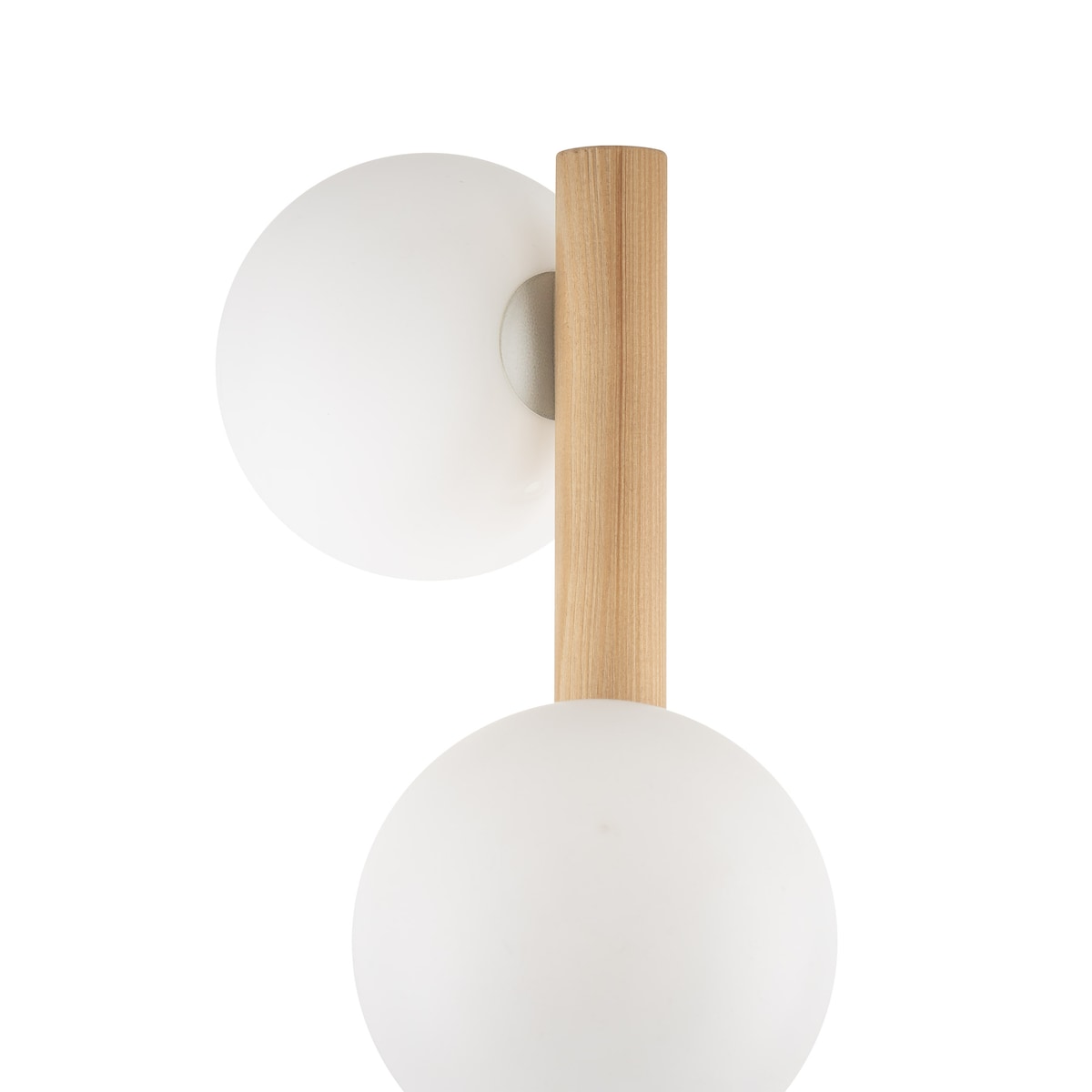 Lampa podłogowa TK Lighting ESTERA WOOD 5809, 3xG9, drewno sosna, biała-czarna, 150 cm