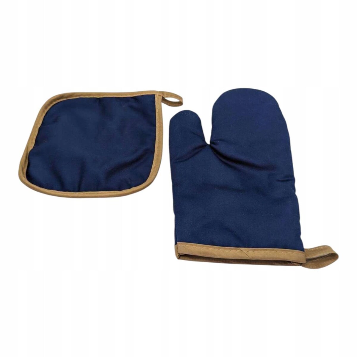 Rękawica kuchenna podwójna ochronna GRUBA pikowana + łapka + etui