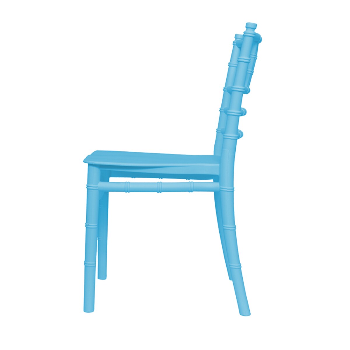 Krzesełko dla dzieci plastikowe z oparciem niebieskie dziecięce