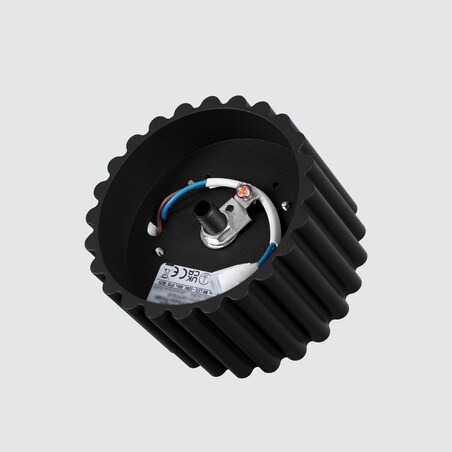 Plafon AURA 1 czarny Gx53