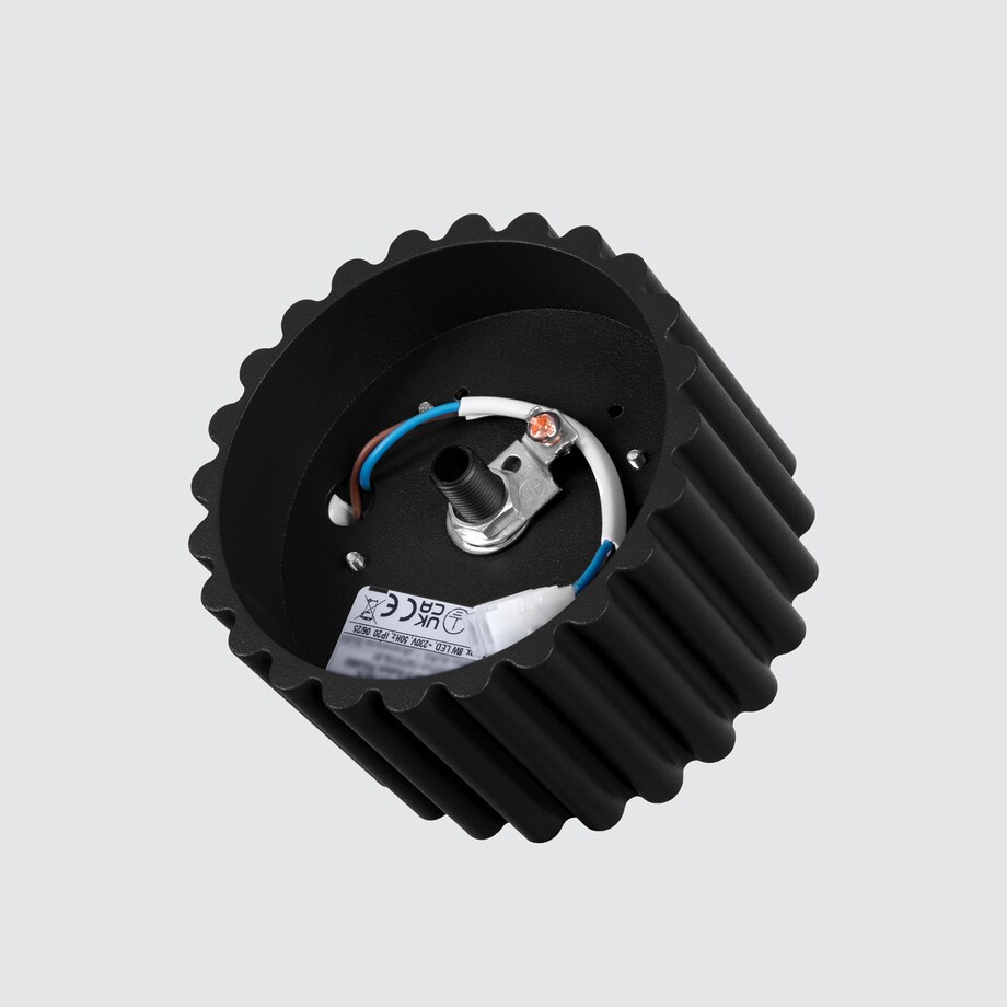 Plafon AURA 1 czarny Gx53