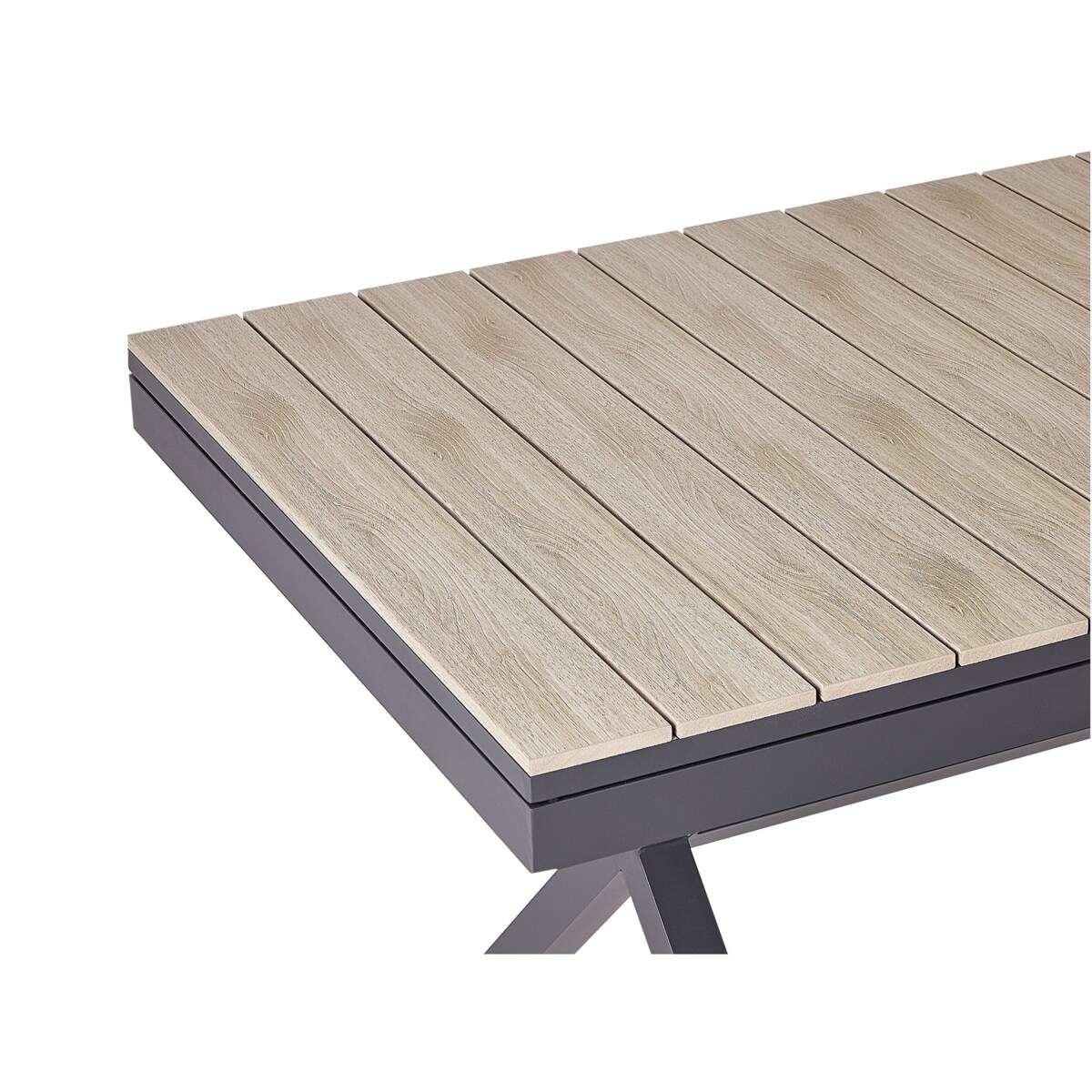 Stół ogrodowy MDF Grafitowy FANES