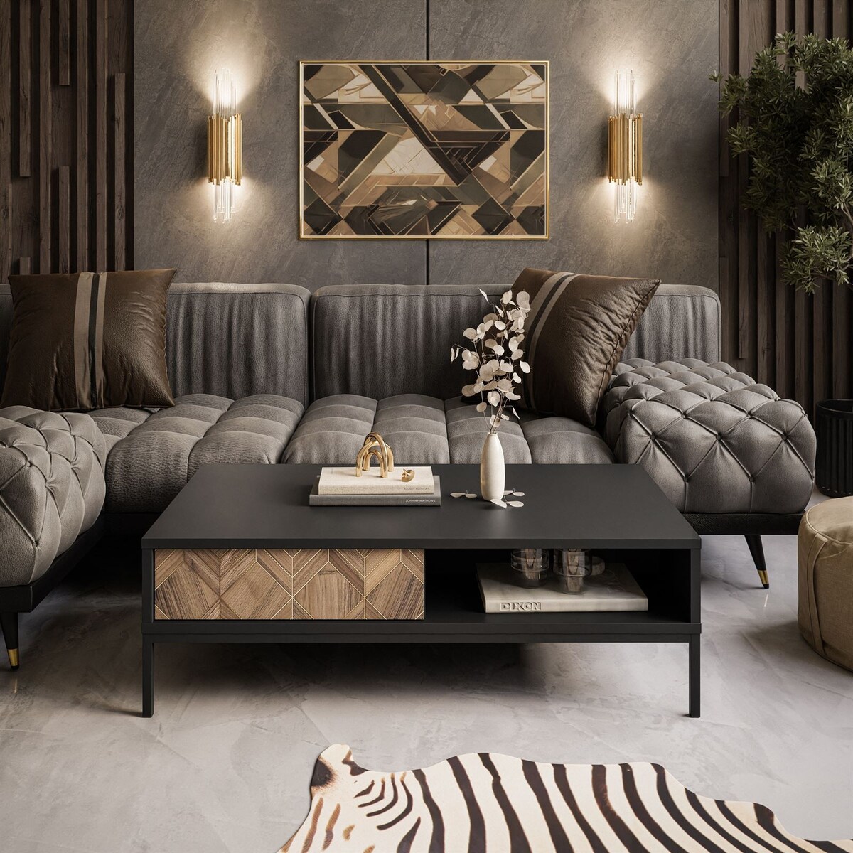 Stolik kawowy LIAM z szufladą