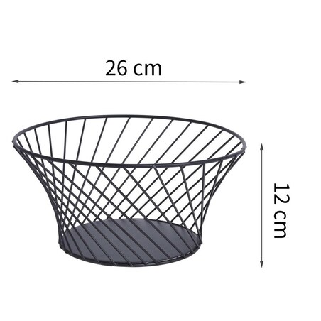 Kosz na owoce metalowy, Ø 26 cm