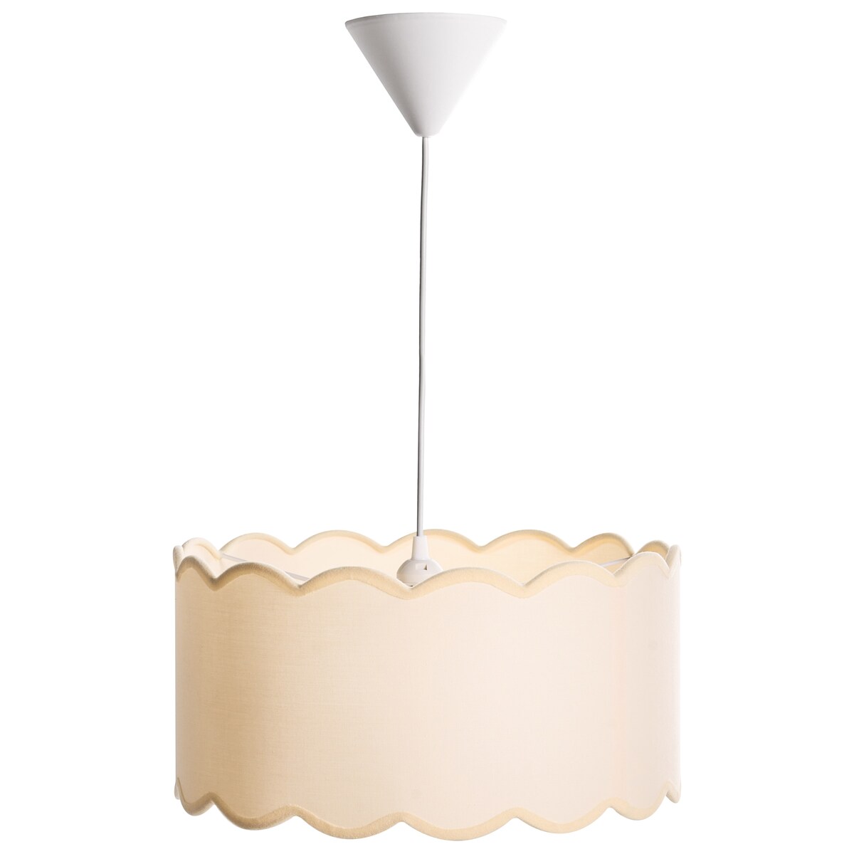 Lampa wisząca GAIREZI Metal Biały/ beżowy