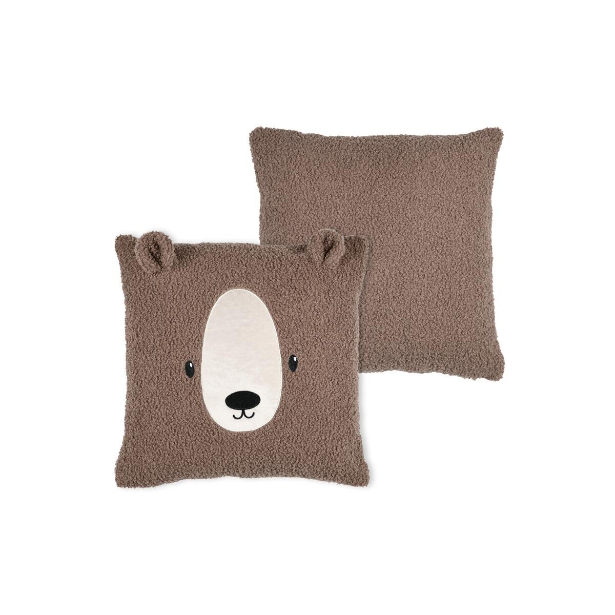 Poduszka dziecięca z uszkami miś GABIN, 40 x 40 cm