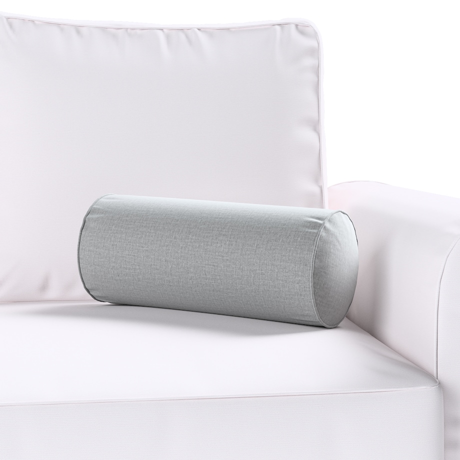 Poduszka wałek prosty, ciemno szary welwet, Ø16 x 40 cm, Ingrid