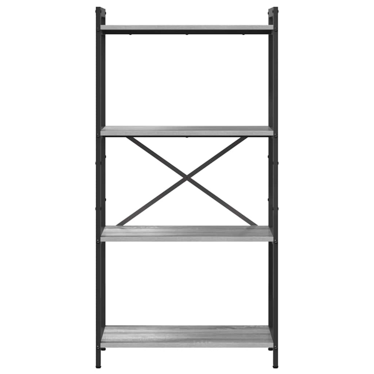 vidaXL Półka na książki Szary dąb sonoma 60 x 30 x 118 cm