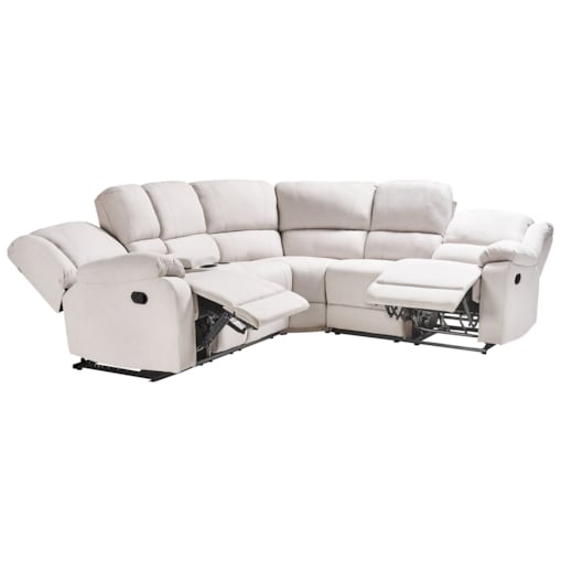 Narożnik ROKKE Jasnobeżowy Lewostronny