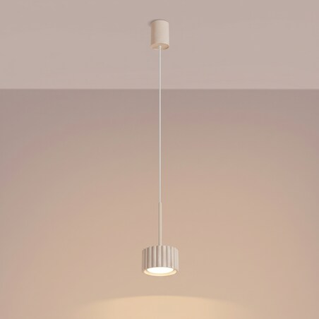 Lampa wisząca AURA 1 beżowa Gx53