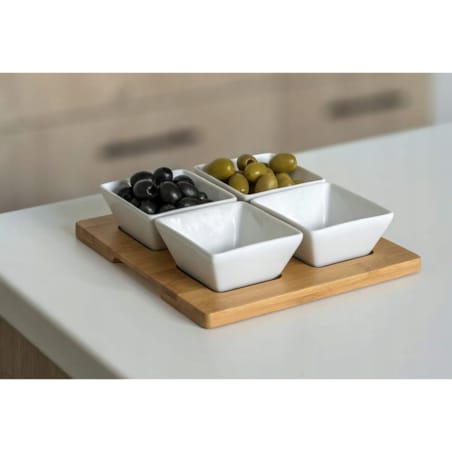 MISECZKI DO DIP sosów przekąsek NA DESCE 4 szt białe na prezent mamy kobiet