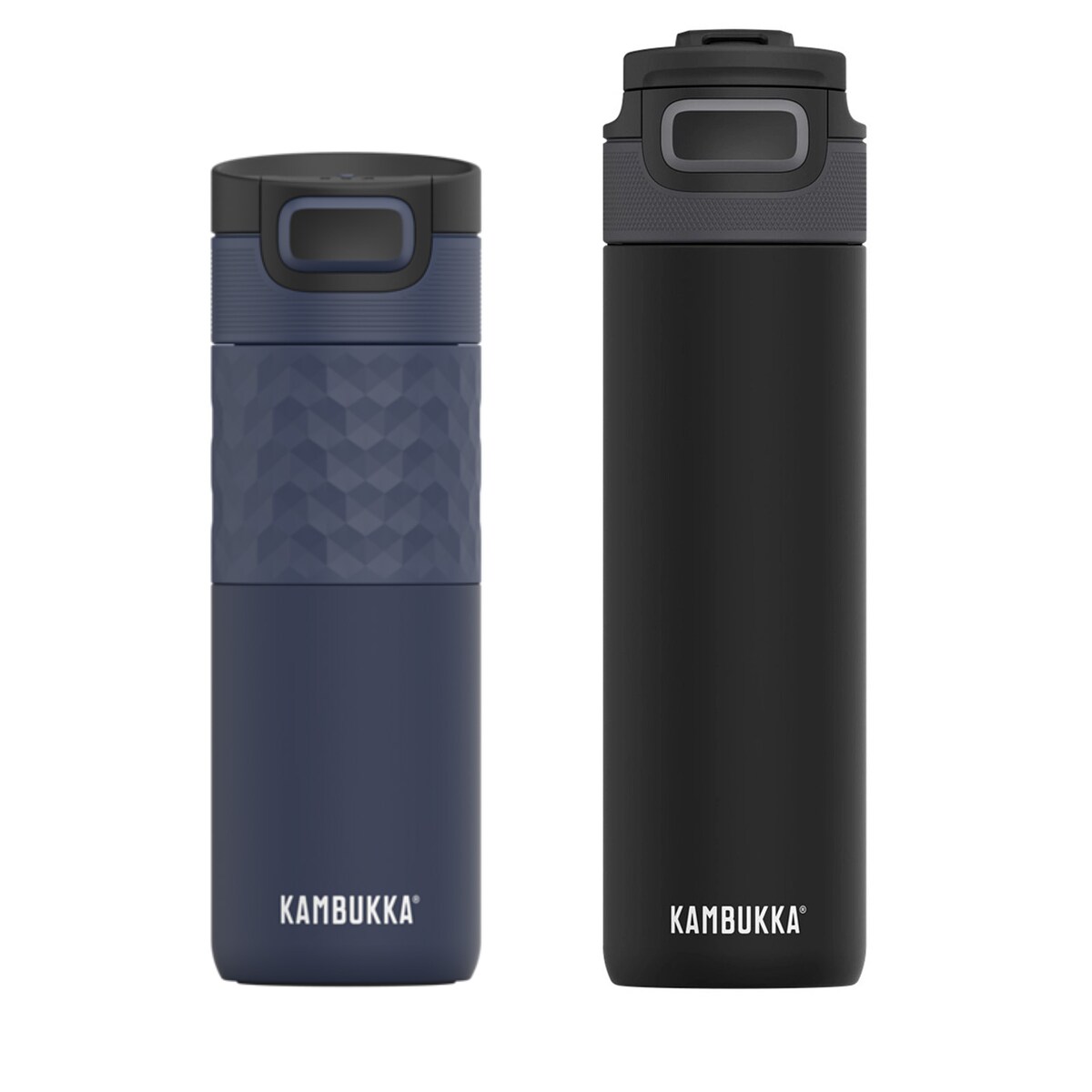 Kambukka kubek Etna Grip + butelka termiczna Elton Insulated Zestaw Classy Denim