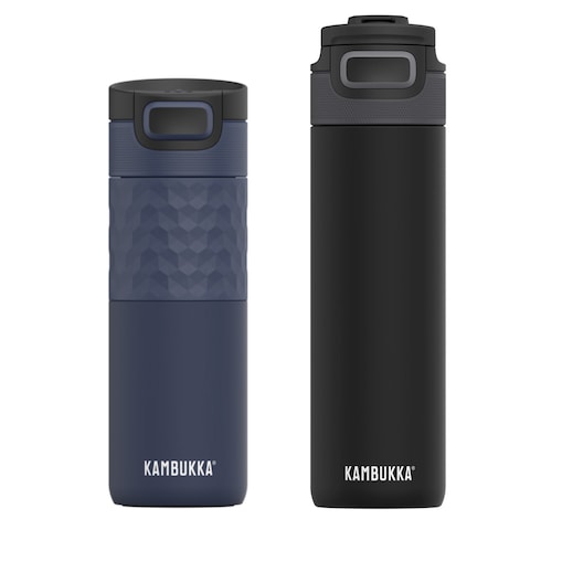 Kambukka kubek Etna Grip + butelka termiczna Elton Insulated Zestaw Classy Denim