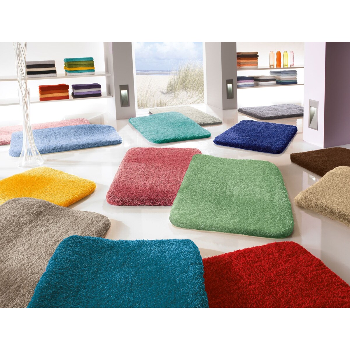 Kleine Wolke Relax Dywanik WC zielony 55x 55 cm