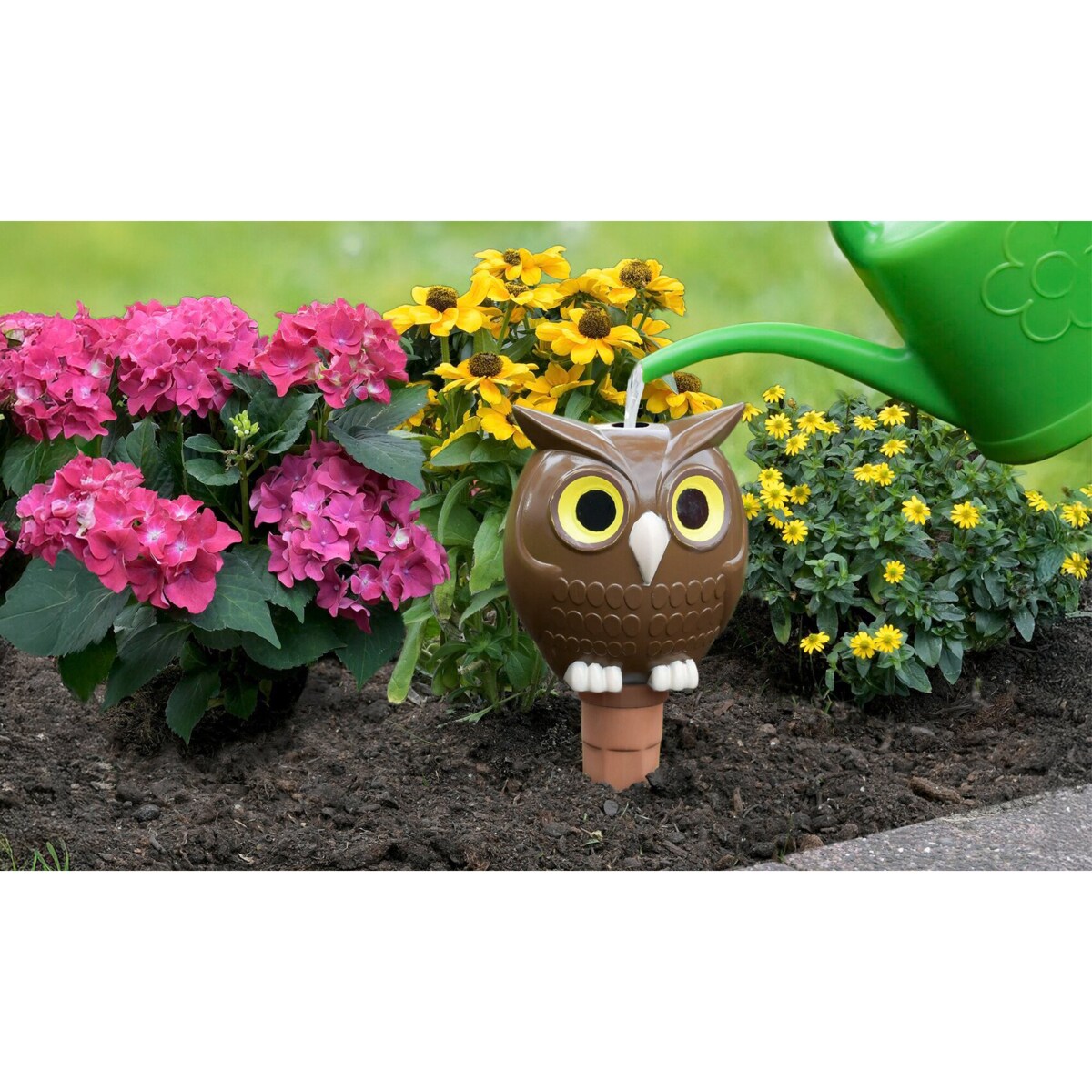 Nawadniacz ceramiczny do kwiatów 1600 ml, sowa