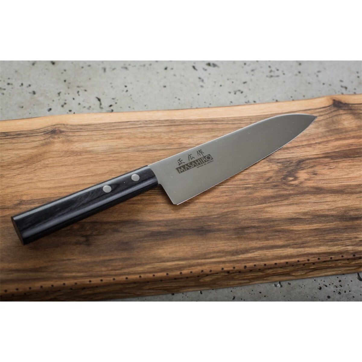 Masahiro nóż Sankei Chef 180mm czarny 35842