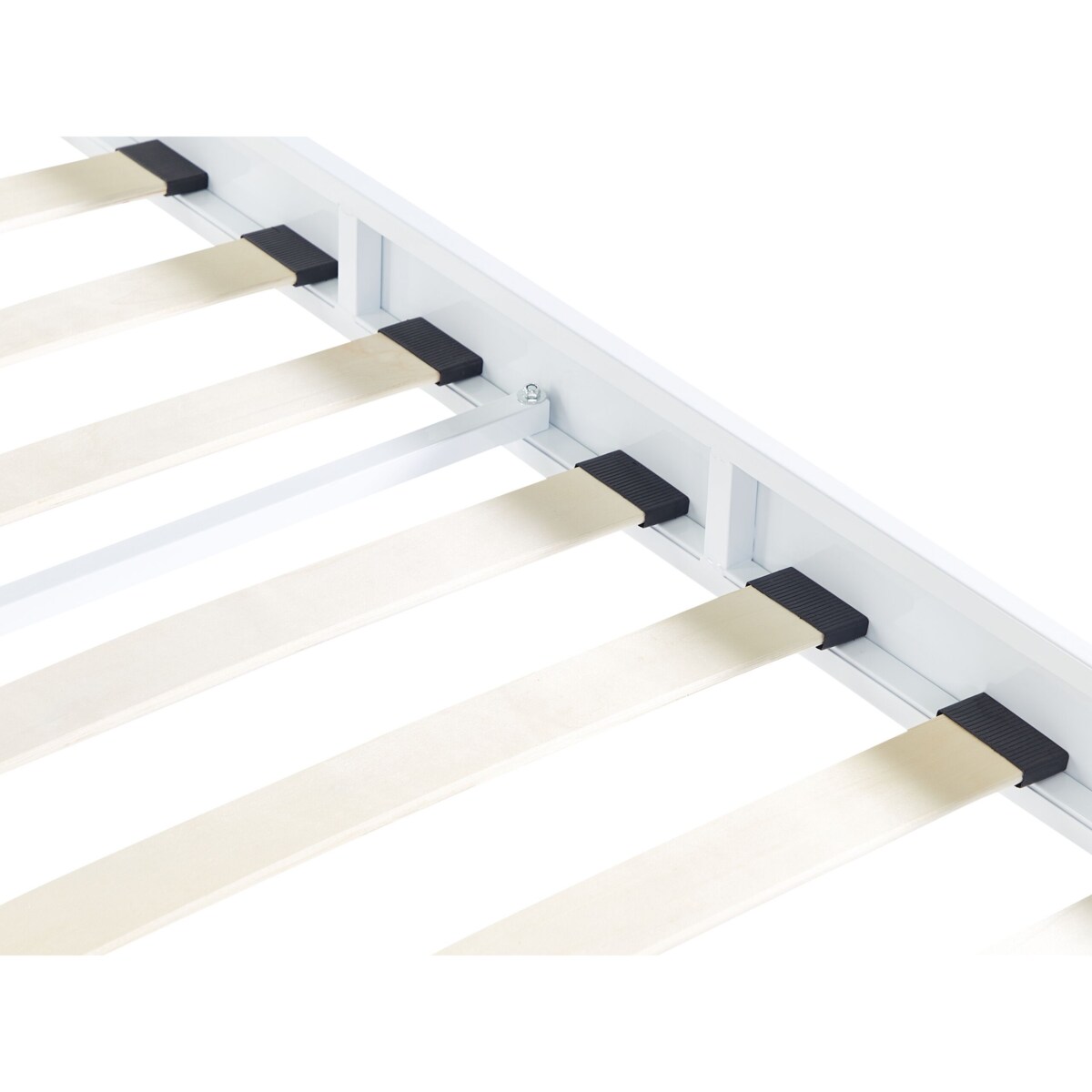 Łóżko metalowe 160 x 200 cm białe VAURS