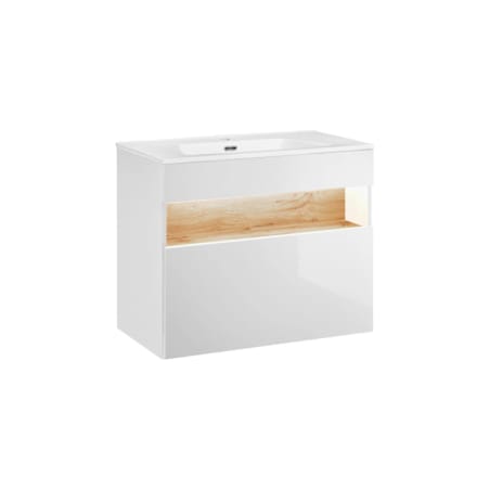 Szafka pod umywalkę BAHAMA 821 80 cm biała