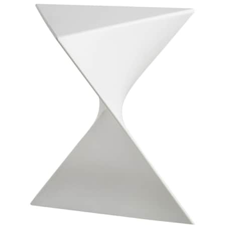 Designerski stolik Zik PC-053.WHITE geometryczny biały