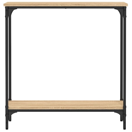 vidaXL Stolik konsolowy Sonoma Oak 75x22,5x75 cm Drewno konstrukcyjne