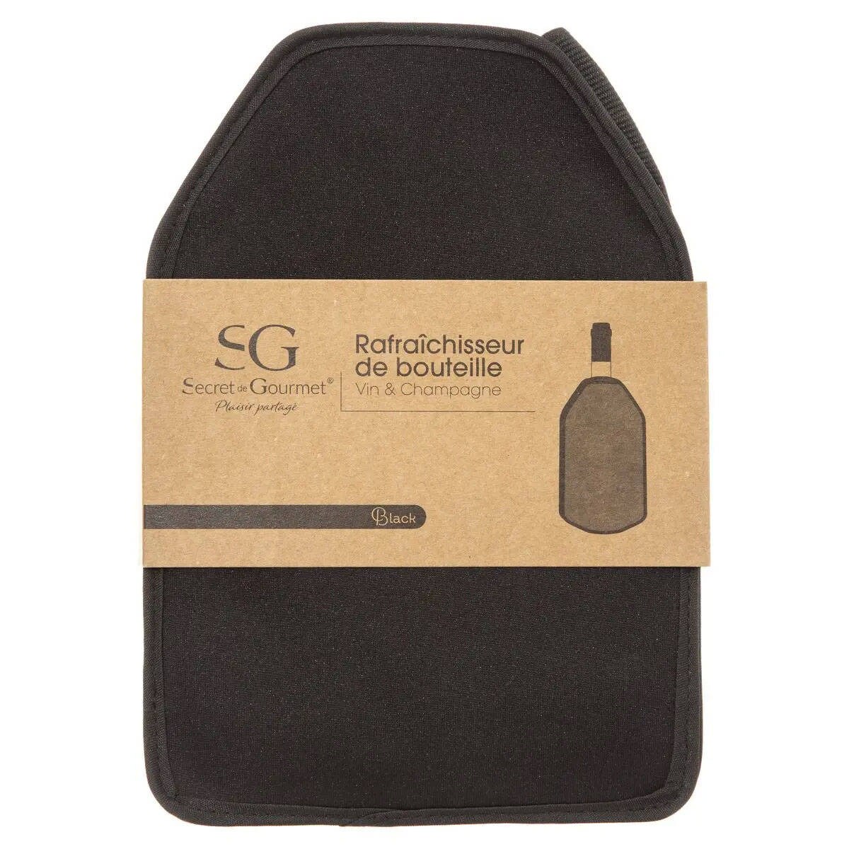 Pokrowiec chłodzący na butelkę wina, szampana, 15,5 x 3,5 x 22 cm