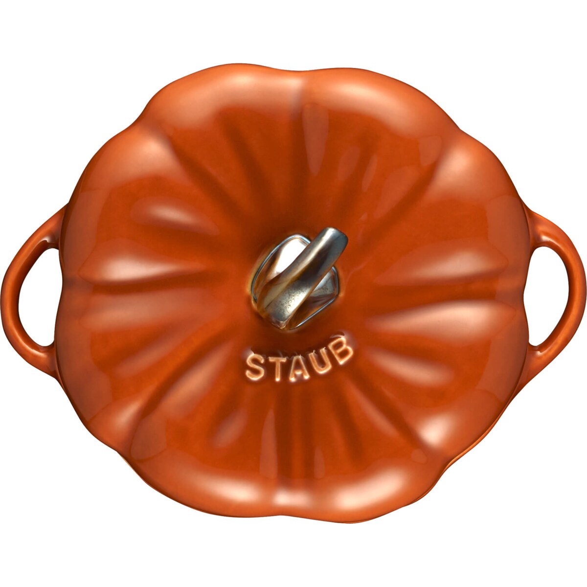 Mini Cocotte okrągły dynia Staub - 500 ml, Pomarańczowy
