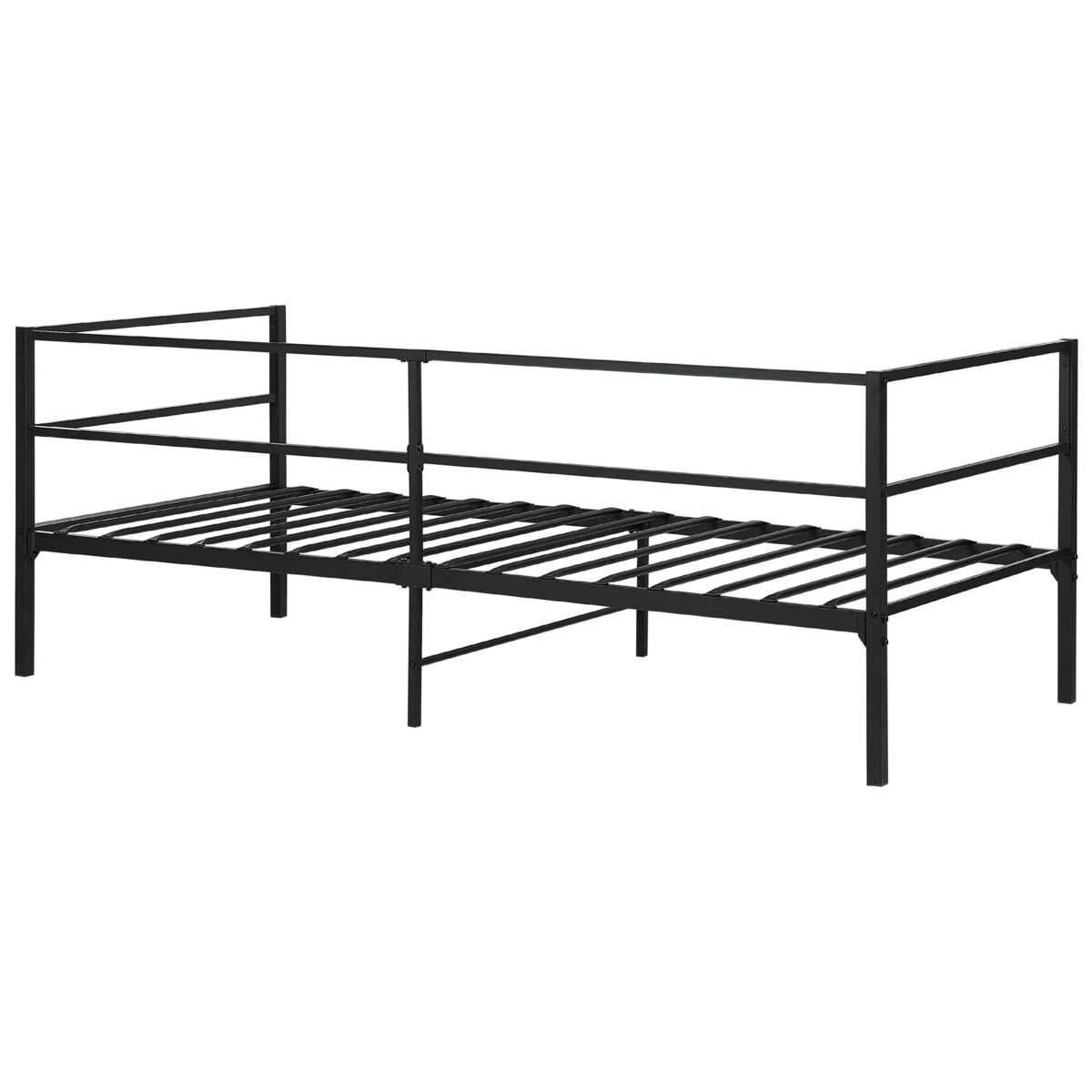 Łóżko Metal BATTUT 90 x 200 cm Czarny