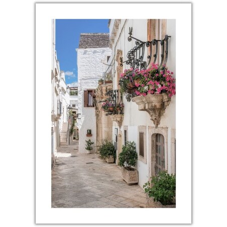 plakat locorotondo apulia włochy 50x70