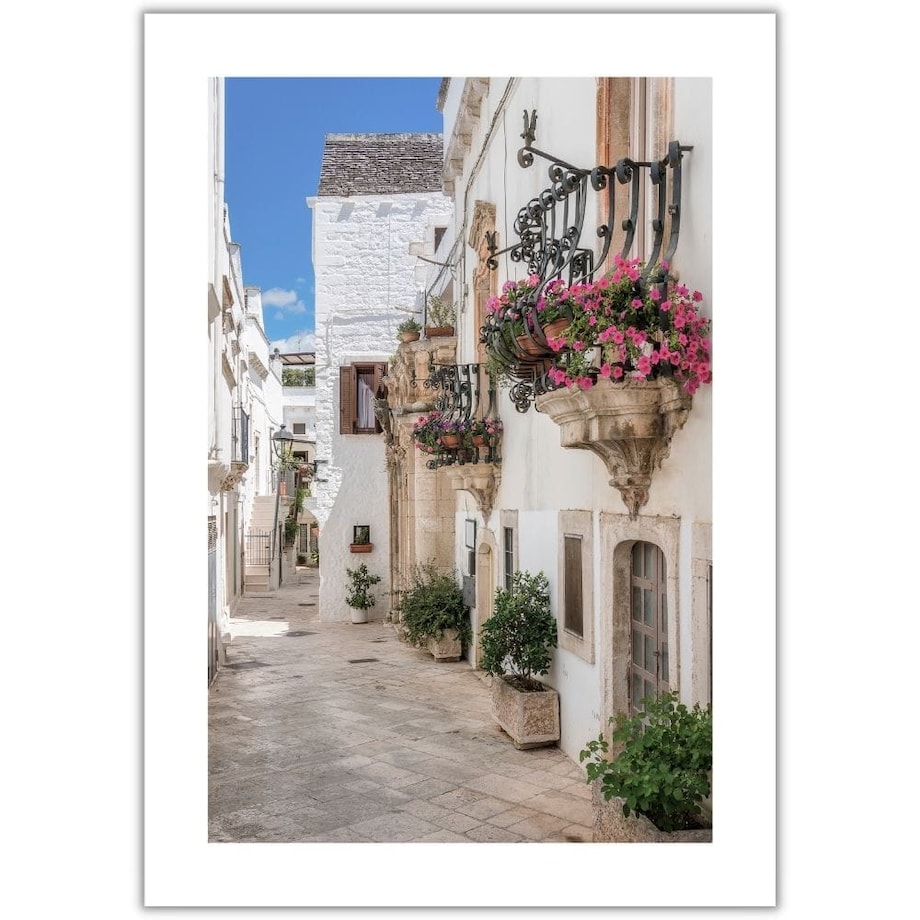 plakat locorotondo apulia włochy 50x70