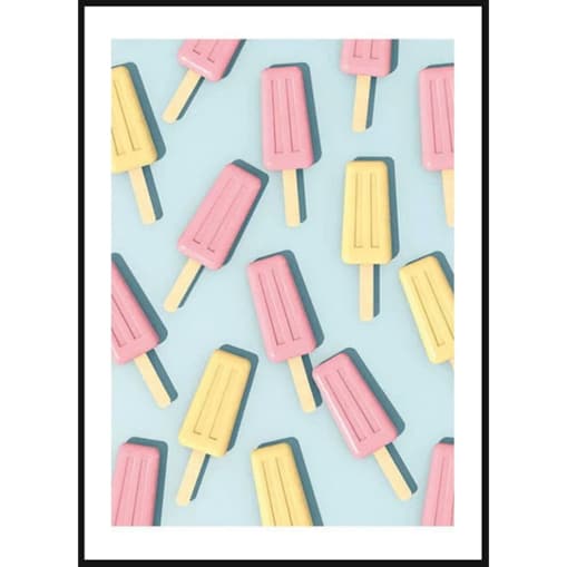 Poster Story, Plakat, Obraz - Pastelowe Lody, wymiary 42 x 60 cm