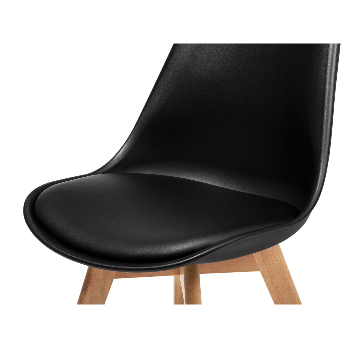 Zestaw 2 krzeseł do jadalni czarny DAKOTA II