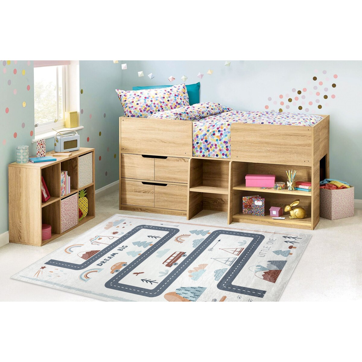 Dywan do prania BAMBINO 46980 Las, ulice, 80x150 cm