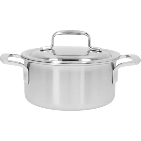 Garnek niski z pokrywką Demeyere 5-Plus - 1.5 ltr