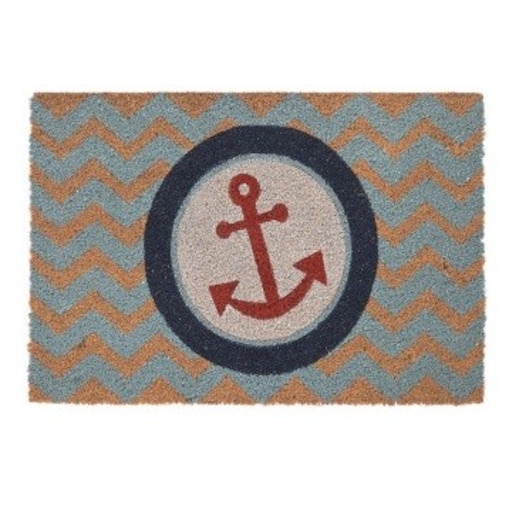 Wycieraczka kokosowa 60x40x1,5 cm BANDARI kotwica