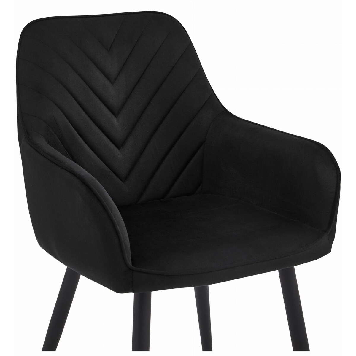 Krzesło Do Jadalni Kuchni Salonu Nana Czarne