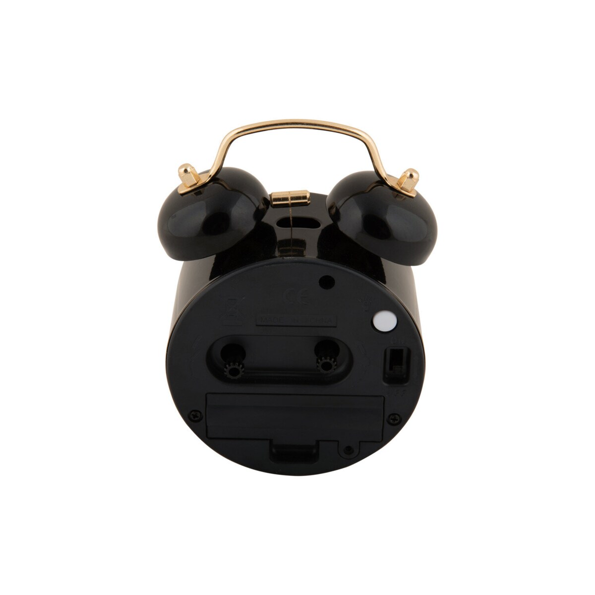 Budzik retro PEARL GLOW, Ø 8 cm