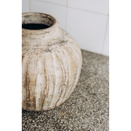 Wazon z terakoty SANA, W: 22 cm