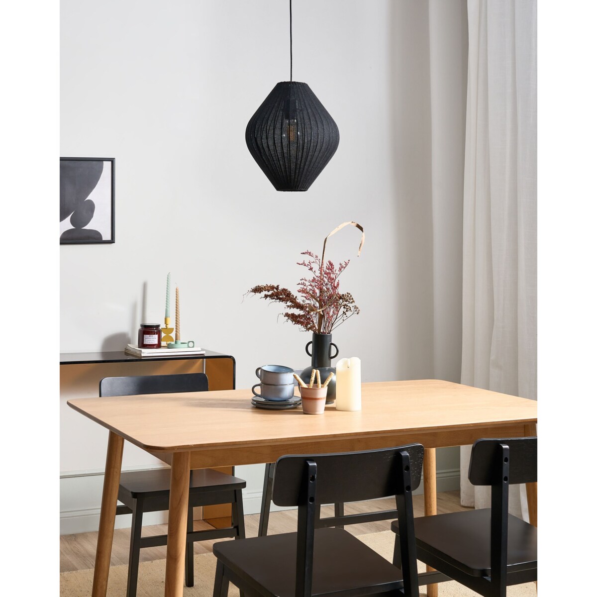 Lampa wisząca ALME Czarny