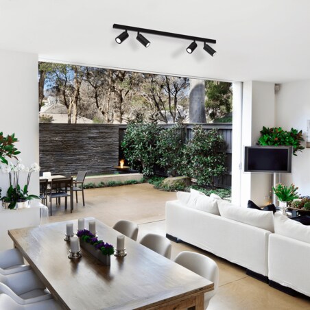 Lampa sufitowa Hudson MLP8797 do salonu metalowa biała