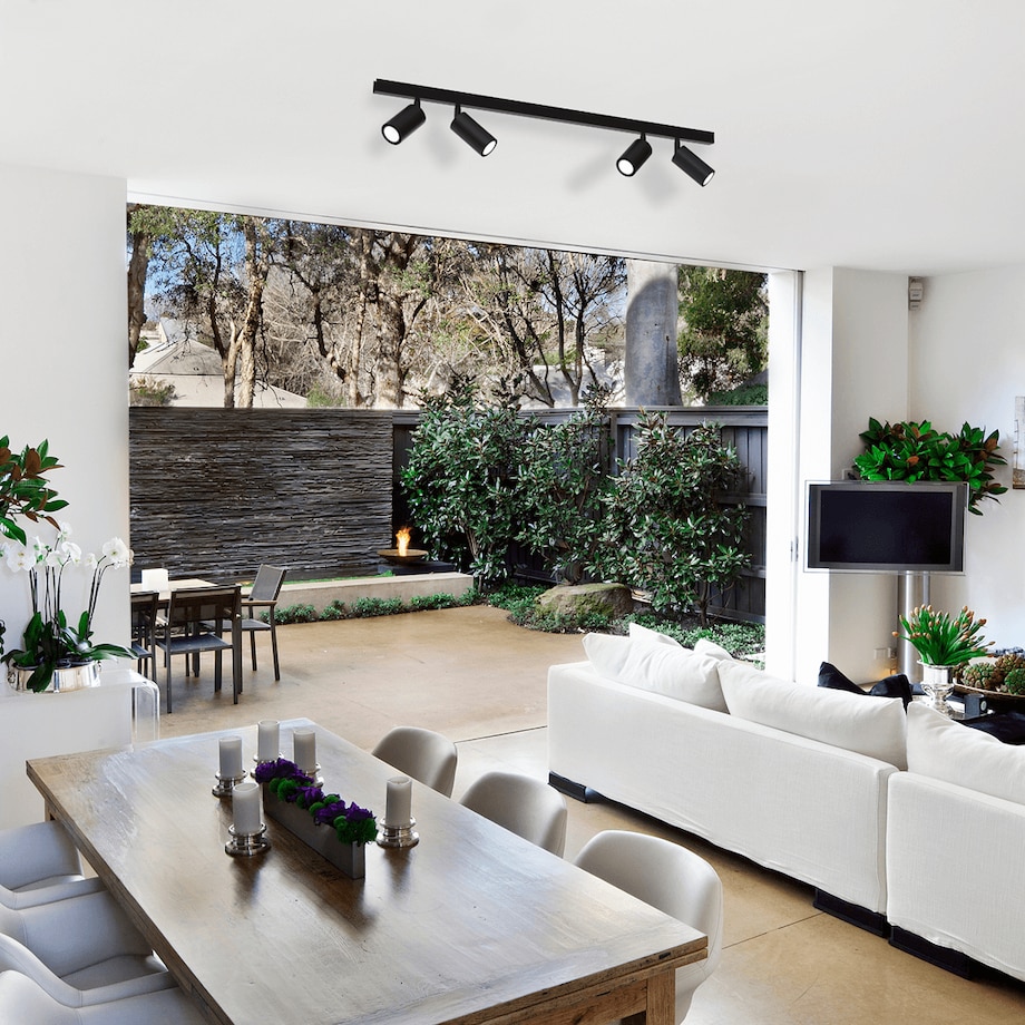 Lampa sufitowa Hudson MLP8797 do salonu metalowa biała