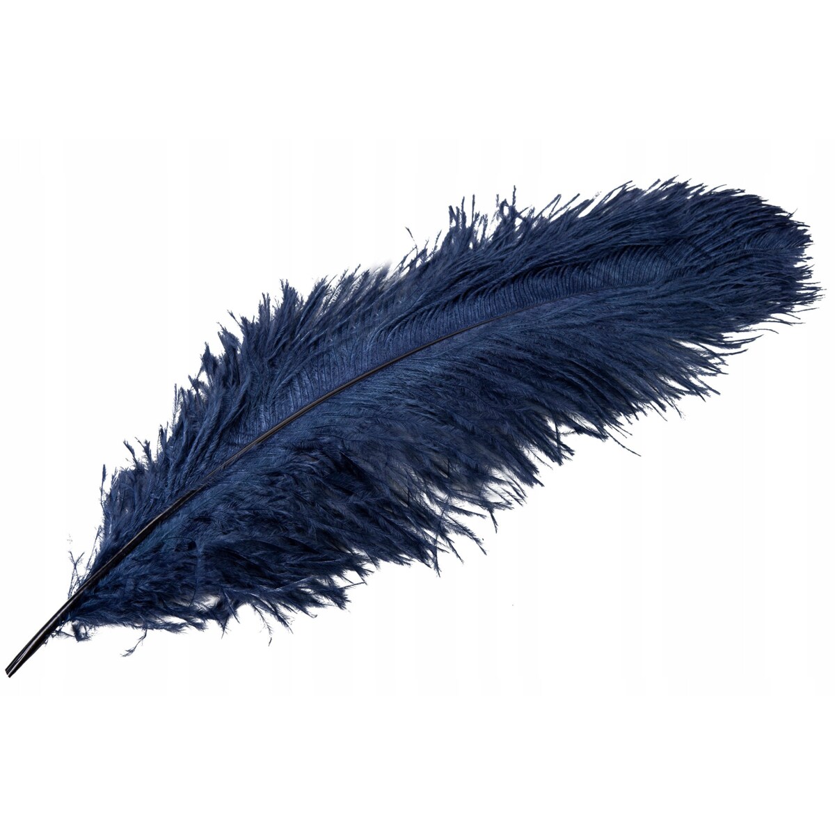 PIÓRO DEKORACYJNE STRUSIE granatowe 60cm