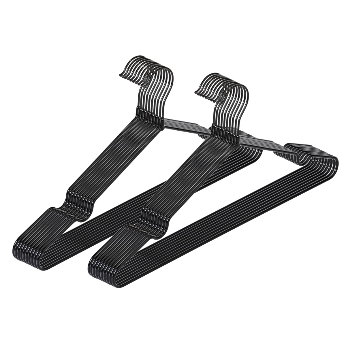 Zestaw 20 wieszaków na ubrania z powłoką antypoślizgowąSASCHA, 20 x 40,5 cm, WENKO