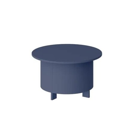 Ława okrągła SALVO AC 80x80 granatowa