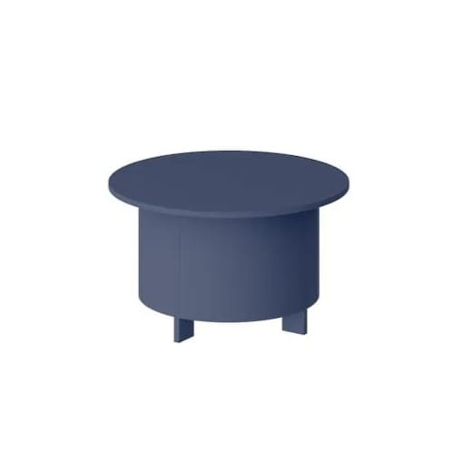Ława okrągła SALVO AC 80x80 granatowa