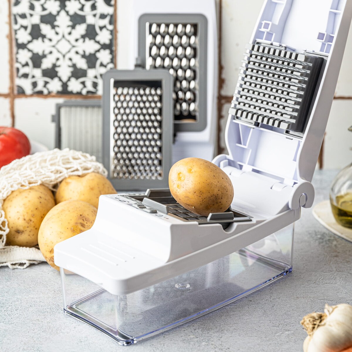 Szatkownica do warzyw z wymiennymi ostrzami KINGHOFF