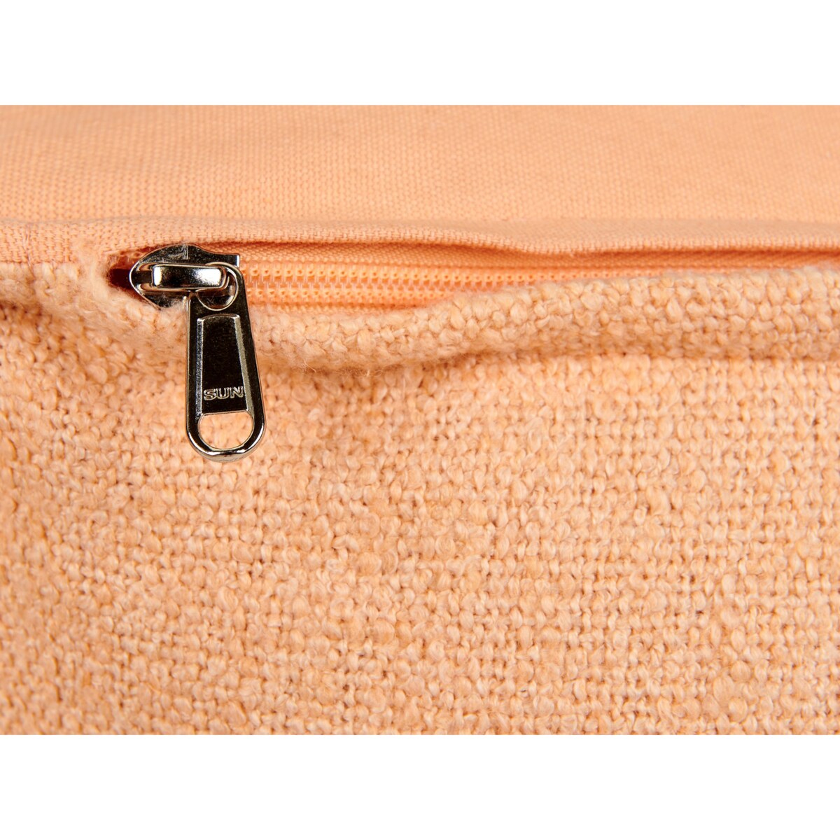 Puf bawełniany 50 x 50 x 30 cm pomarańczowy SHERALI