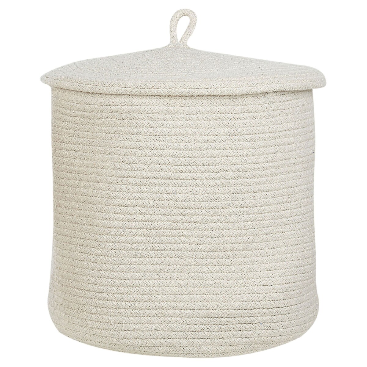 Zestaw 2 koszy bawełnianych złamana biel SILOPI