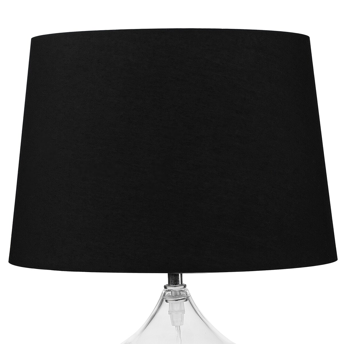 Lampa stołowa OSUM Szkło Czarny