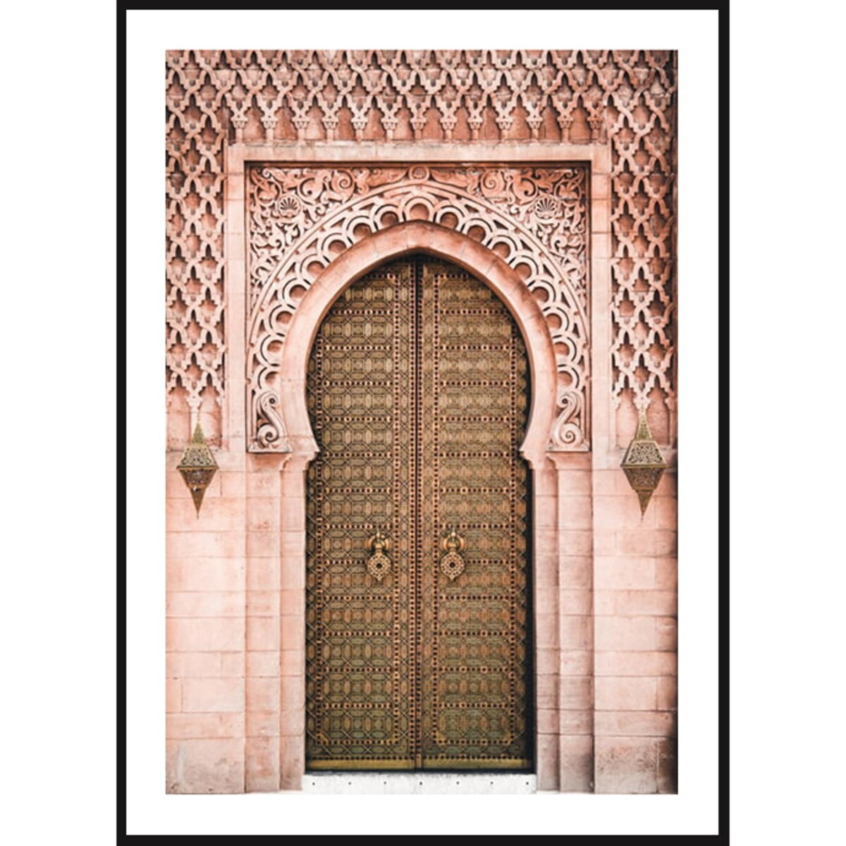 Poster Story, Plakat, Obraz - Różowa Brama w Marrakeszu, wymiary 42 x 60 cm