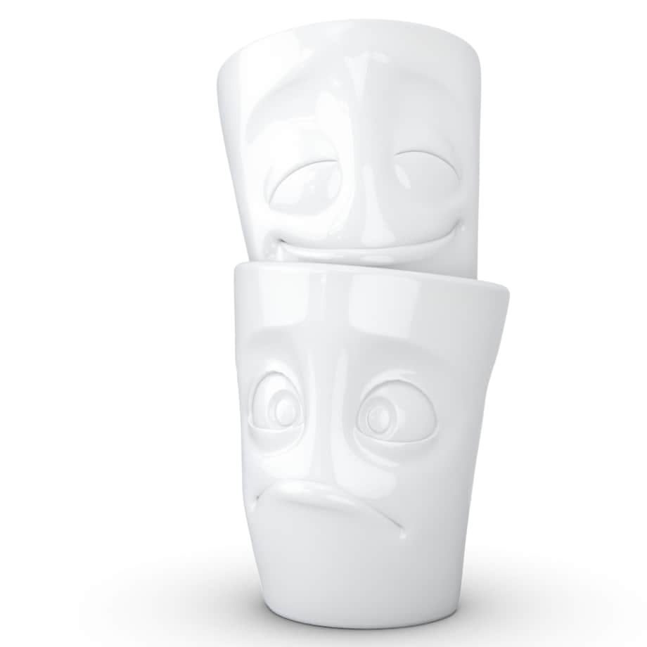 Zestaw 2 kubków bez ucha - Cherry & Baffled